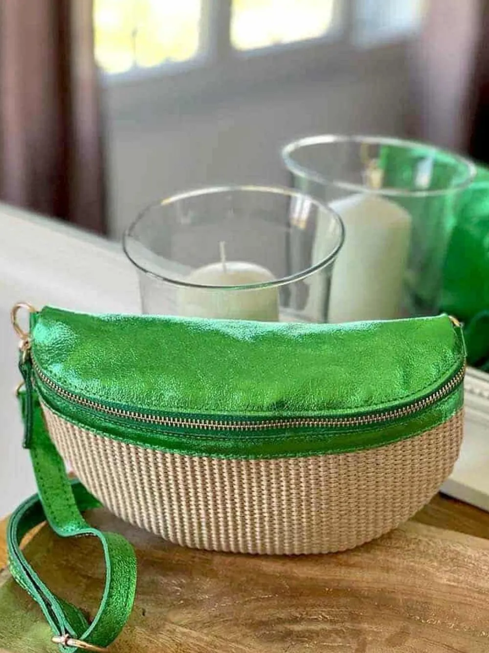 Online Sac Banane Vert Mila Femmes Sac Banane
