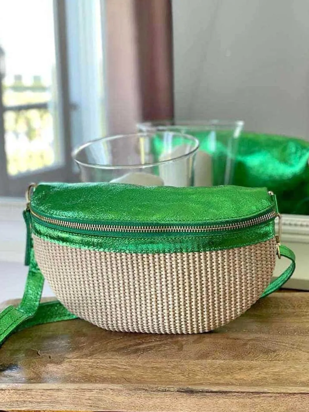 Online Sac Banane Vert Mila Femmes Sac Banane