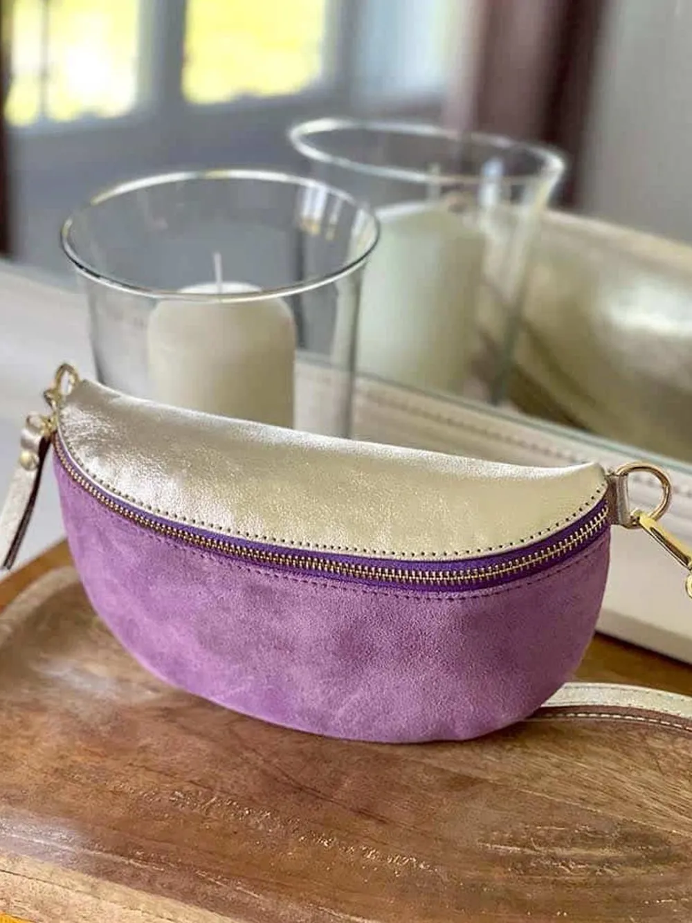 Best Sac Banane Violet Lilas Vaelle Femmes Sac Banane