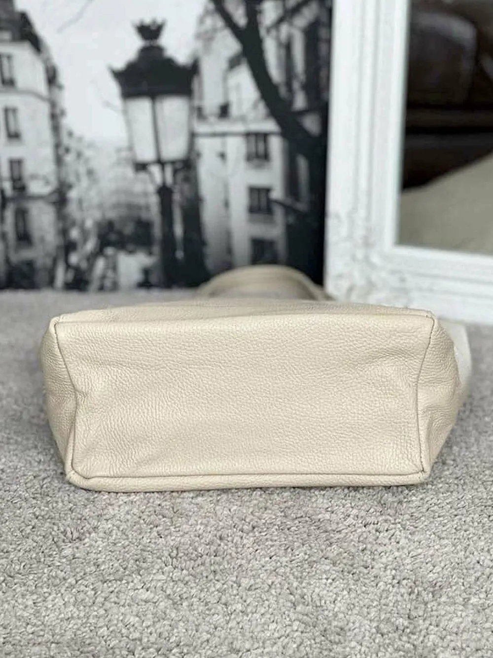 Sale Sac Beige Ecru Agata Femmes Sac Format A4 Et +