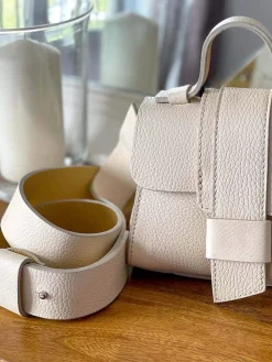 Outlet Sac Beige Ecru Drixy Femmes Sac Porte Epaule Avec Sangle