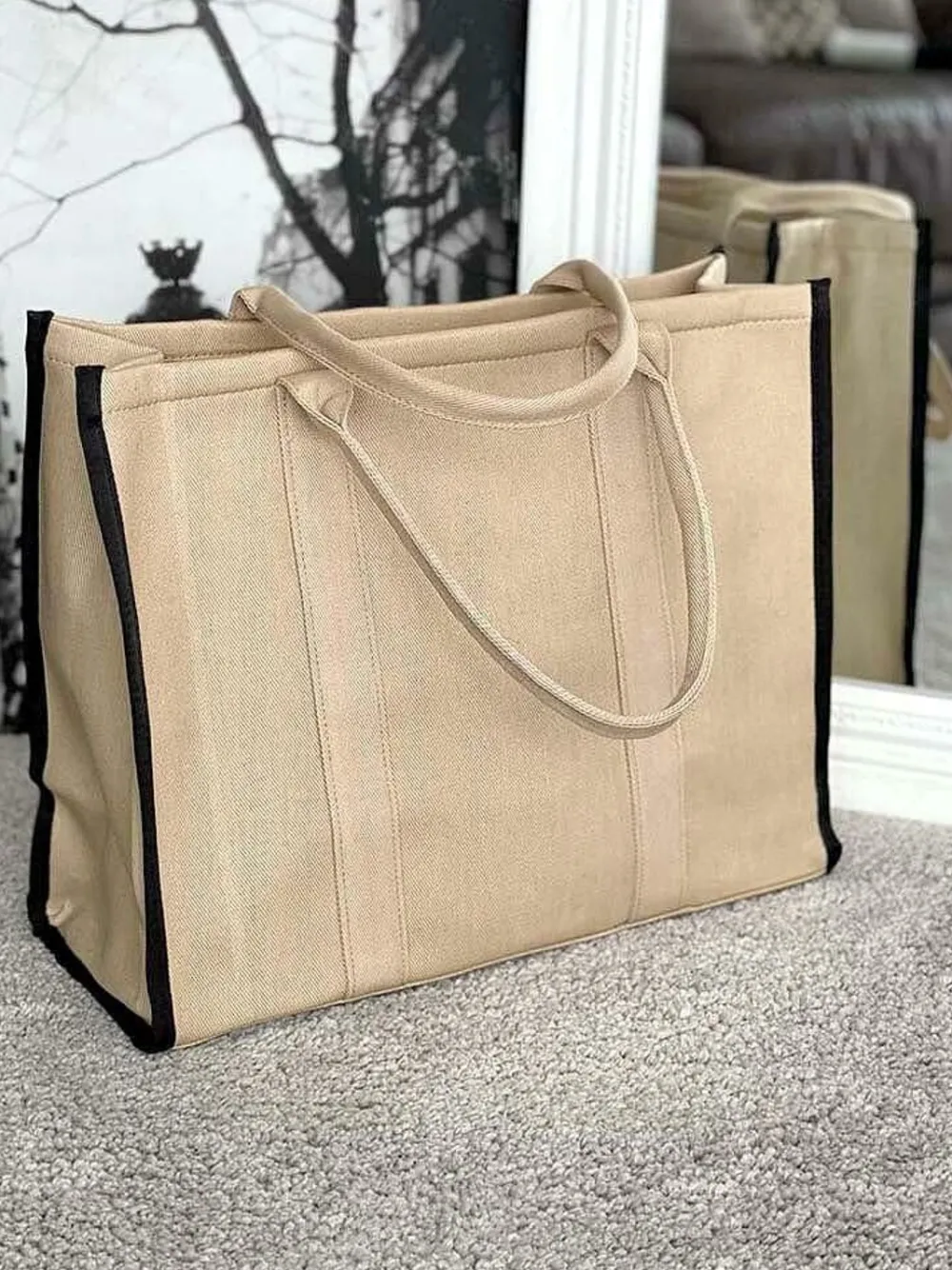 Outlet Sac Beige Ecru Miranda Femmes Sac Format A4 Et +