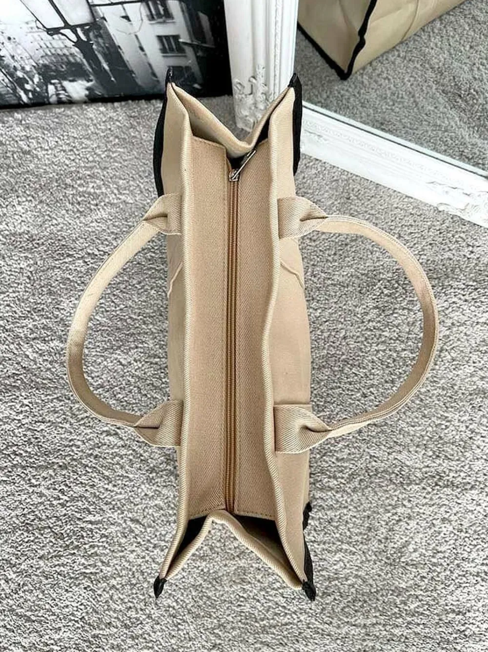 Outlet Sac Beige Ecru Miranda Femmes Sac Format A4 Et +