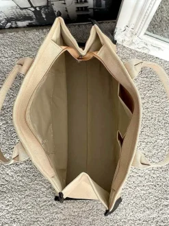 Outlet Sac Beige Ecru Miranda Femmes Sac Format A4 Et +