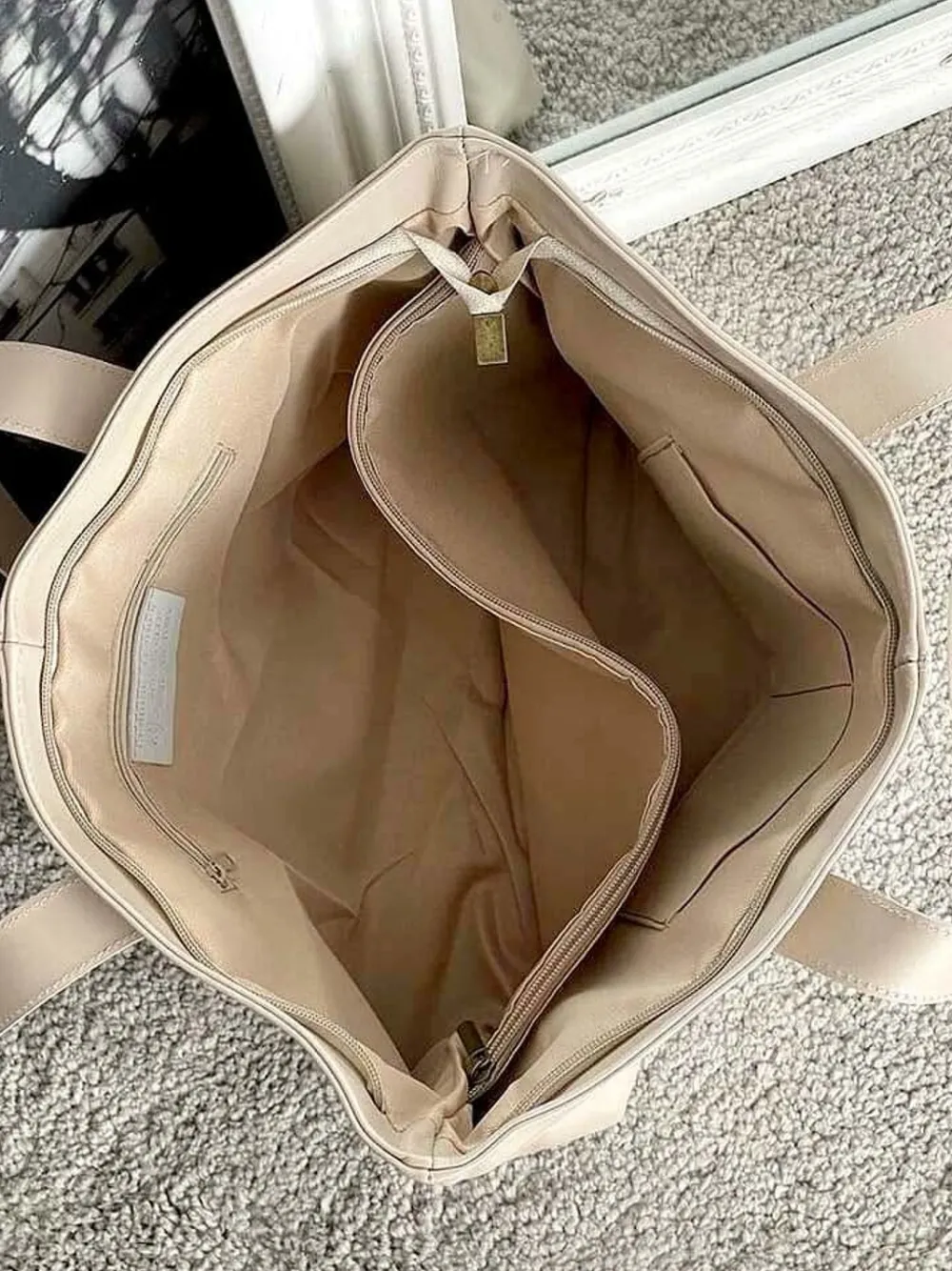 Hot Sac Beige Noemie Femmes Sac Format A4 Et +