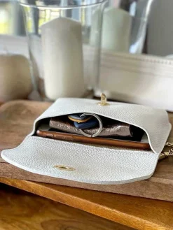 Sale Sac Blanc Ilona Femmes Sac Porte Epaule Avec Sangle