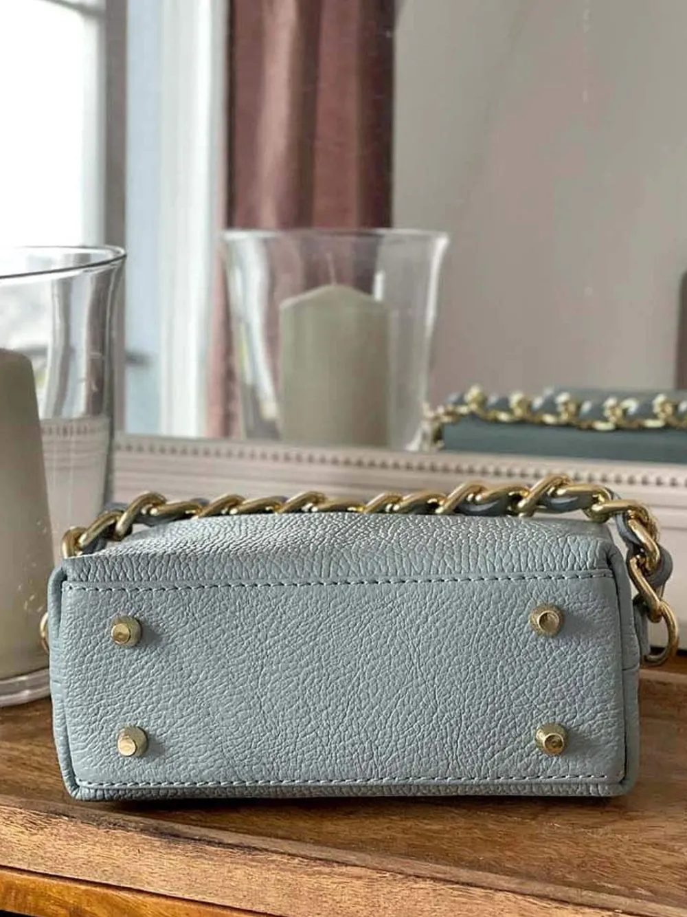 Hot Sac Bleu Ciel Clover Femmes Sac Porte Epaule Avec Sangle