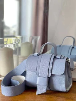 Sac Bleu Ciel Drixy Femmes Sac Porte Epaule Avec Sangle