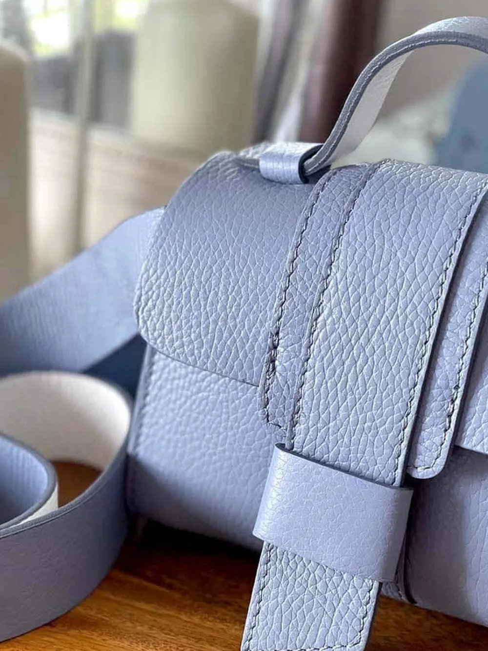 Sac Bleu Ciel Drixy Femmes Sac Porte Epaule Avec Sangle