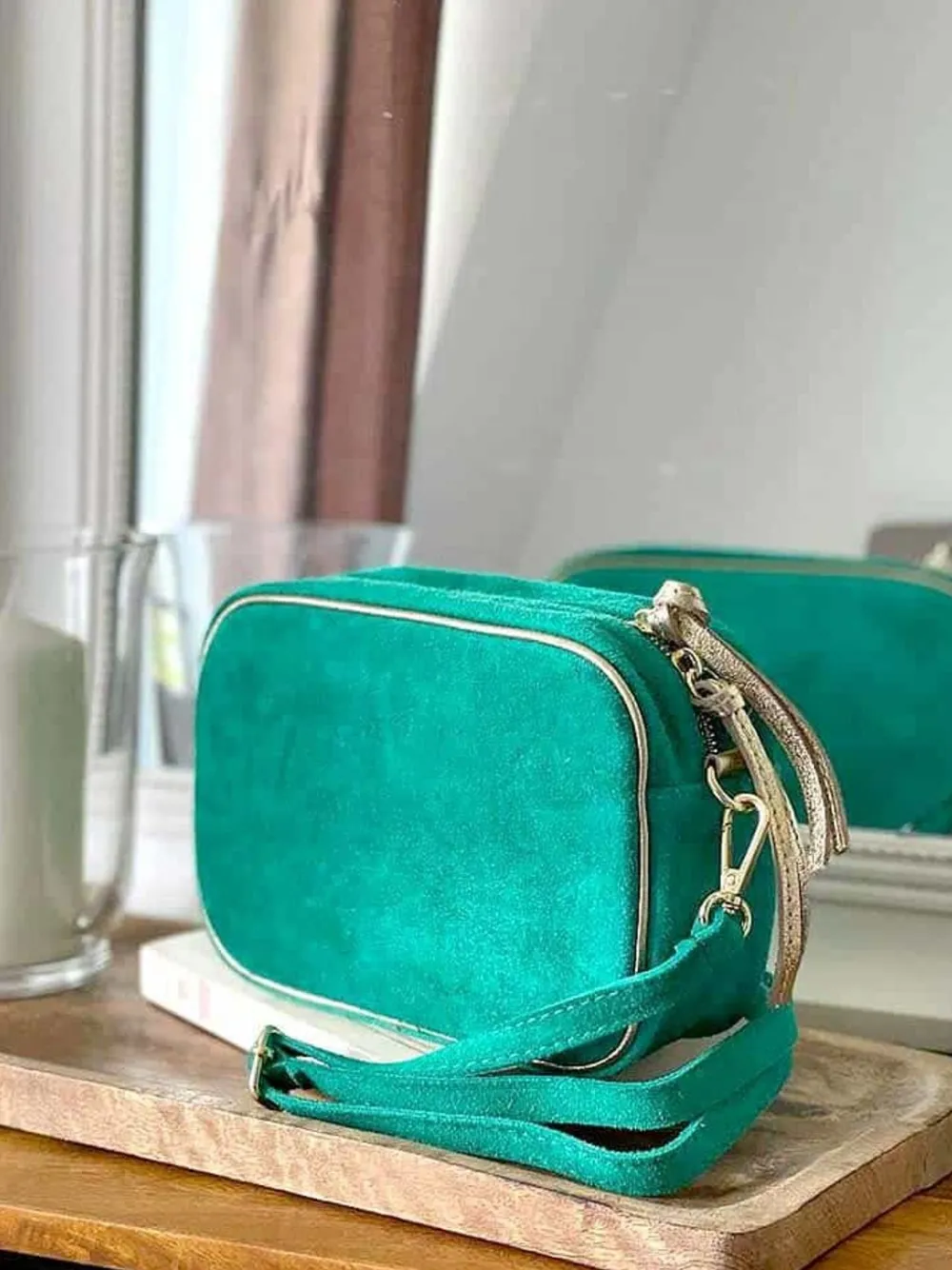 Outlet Sac Bleu Ocean Jasmyne Femmes Sac À Main Camera