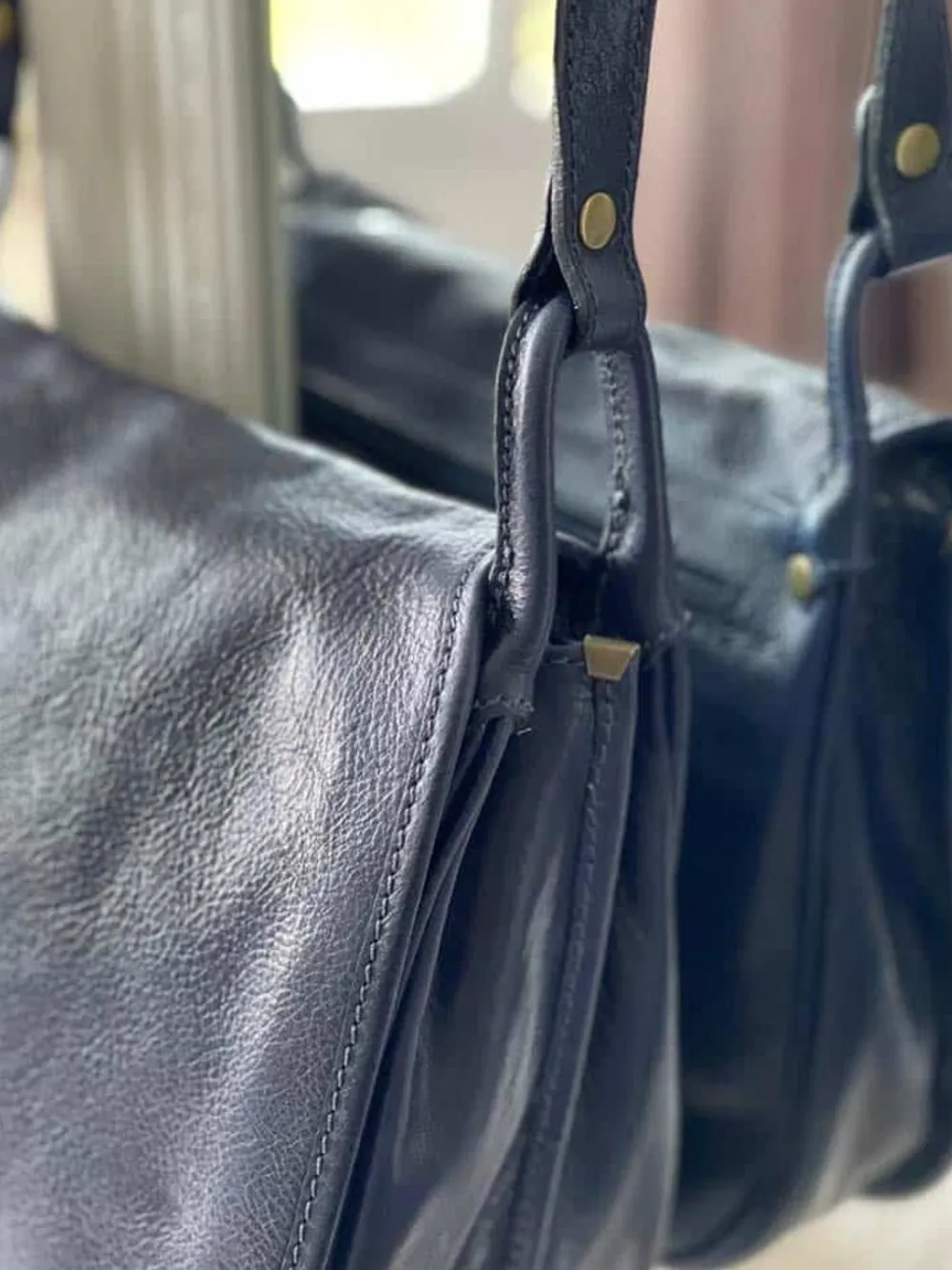 Hot Sac Bleu Stefania Femmes Sac Porte Epaule Avec Sangle