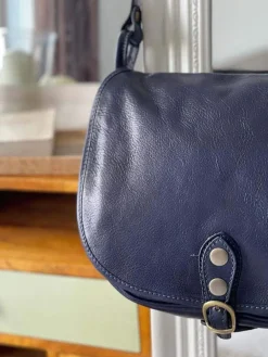 Hot Sac Bleu Stefania Femmes Sac Porte Epaule Avec Sangle