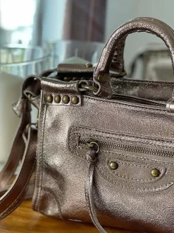 Best Sac Dore Champagne Fabiola Femmes Sac Porte Epaule Avec Sangle