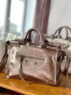 Best Sac Dore Champagne Fabiola Femmes Sac Porte Epaule Avec Sangle