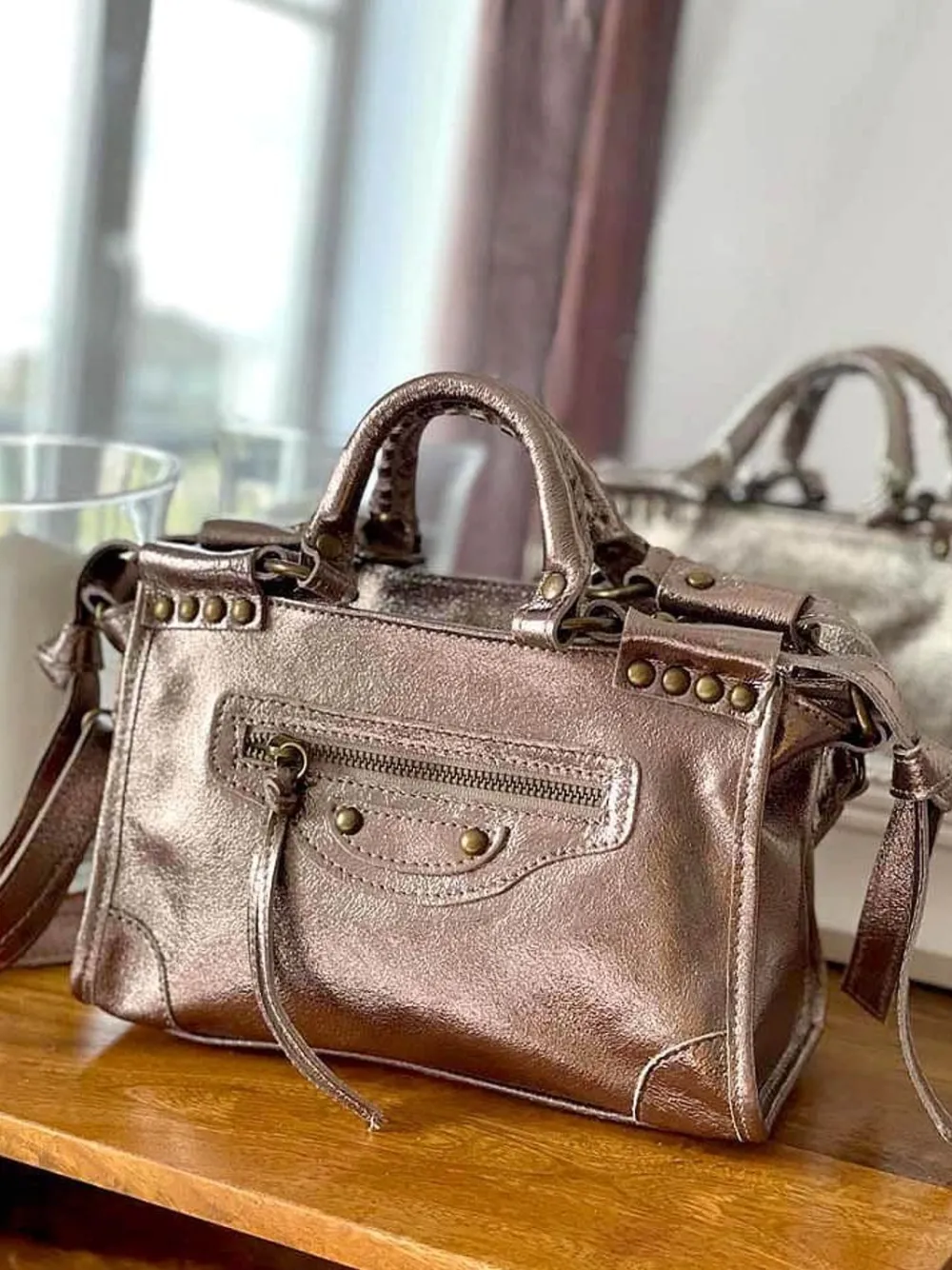 Best Sac Dore Champagne Fabiola Femmes Sac Porte Epaule Avec Sangle