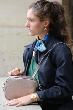 Clearance Sac Dore Champagne Jazz Femmes Sac À Main Camera
