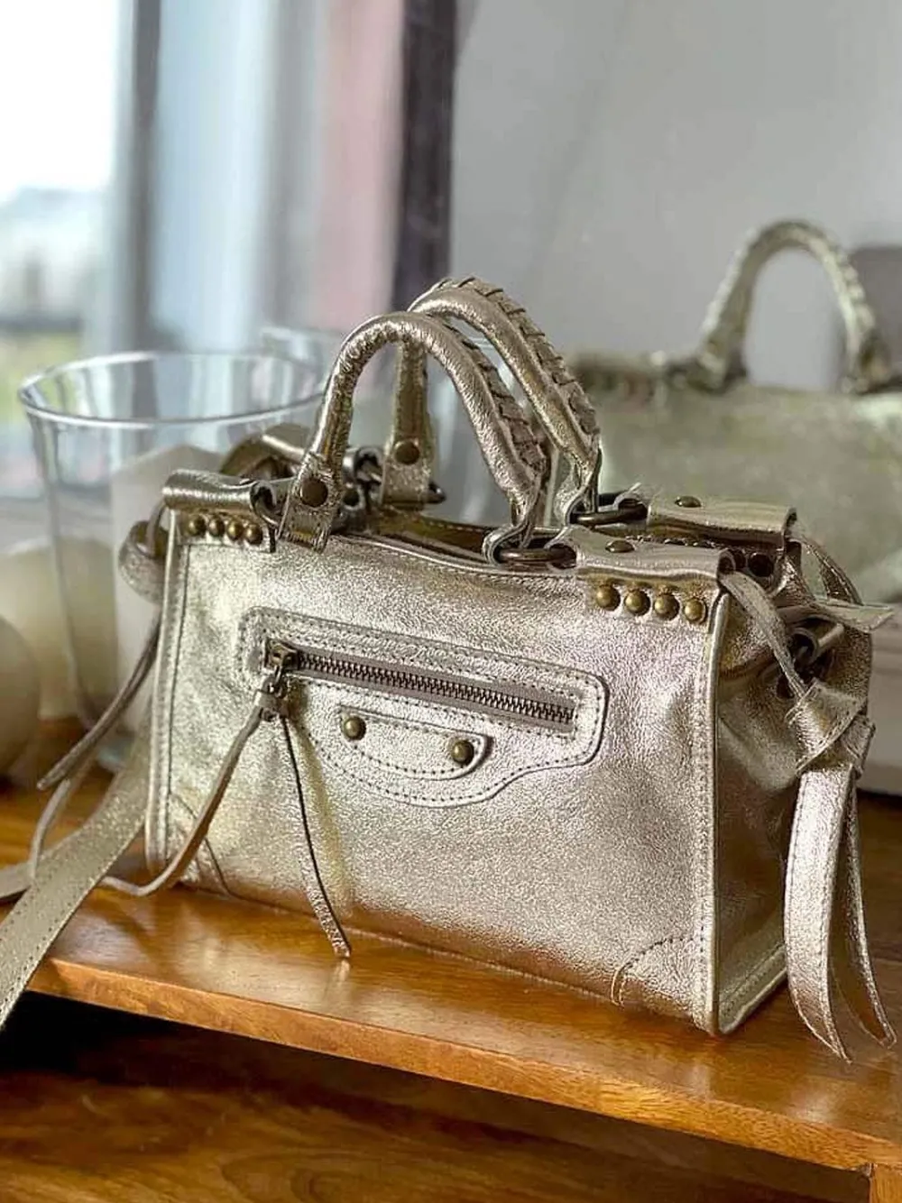 Sale Sac Dore Or Fabiola Femmes Sac Porte Epaule Avec Sangle