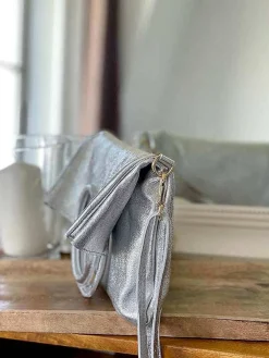 Sale Sac Gris Argent Scarlett Femmes Petit Sac