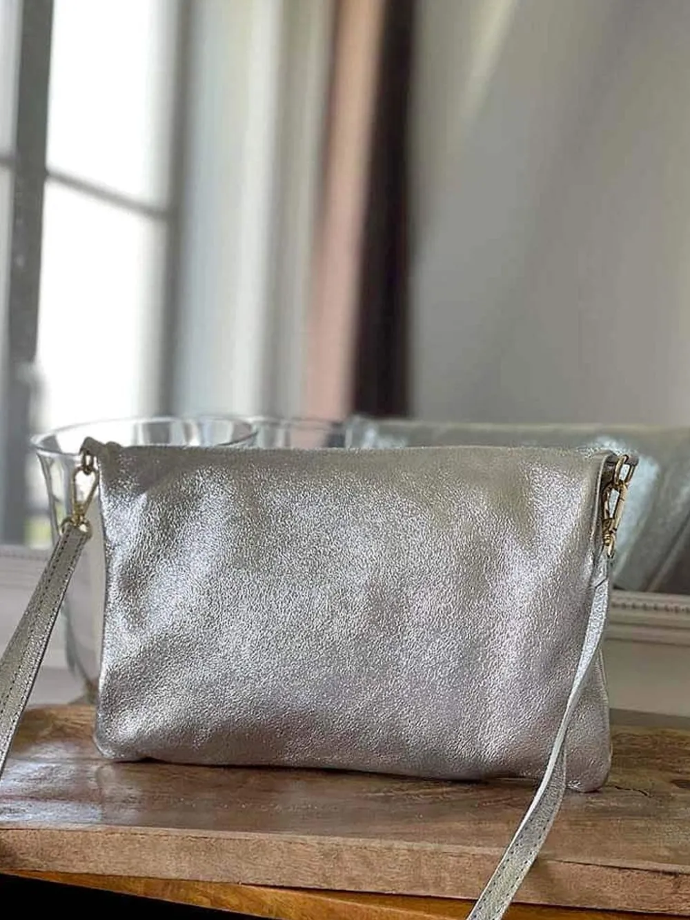 Sale Sac Gris Argent Scarlett Femmes Petit Sac
