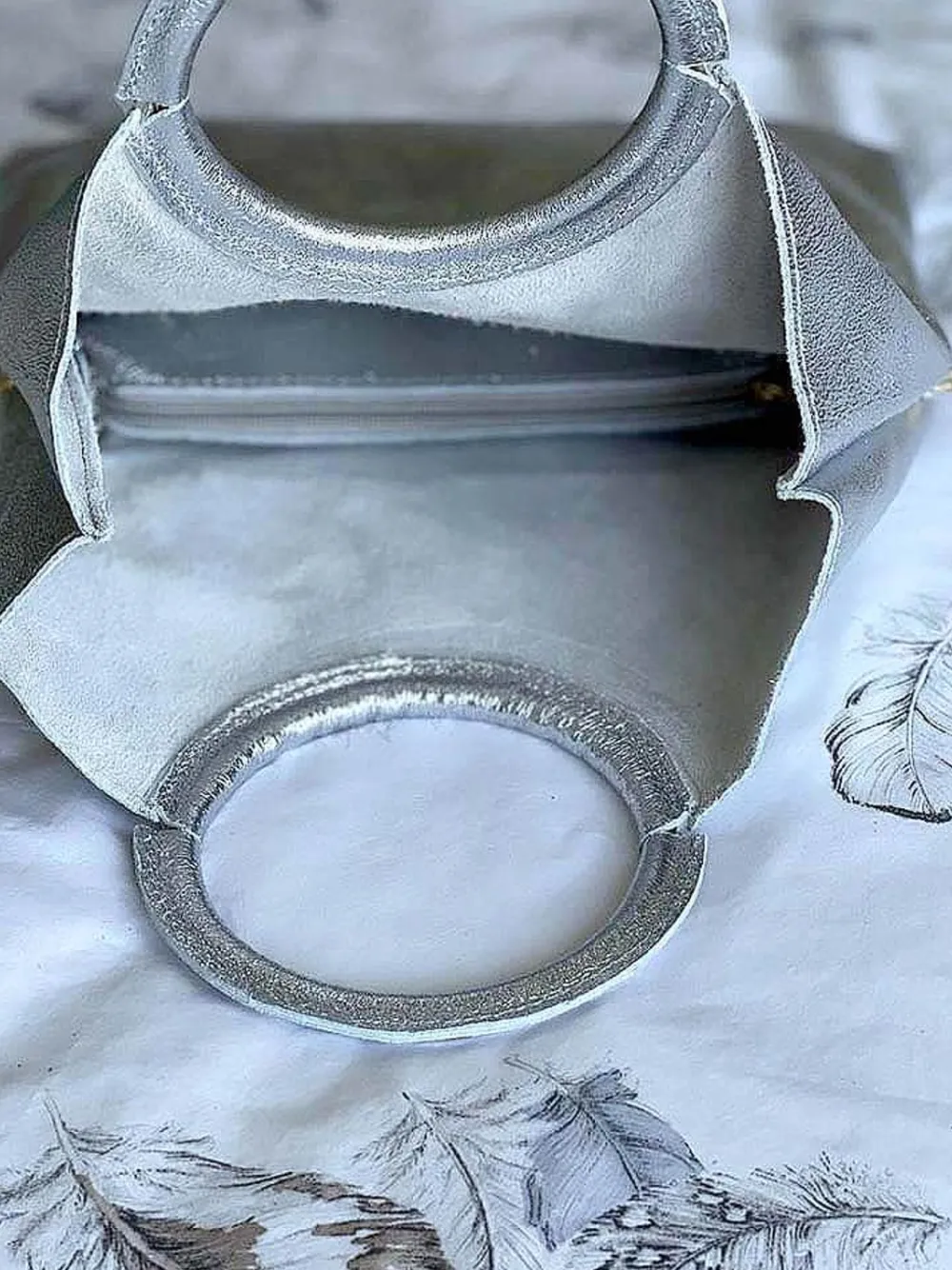 Sale Sac Gris Argent Scarlett Femmes Petit Sac