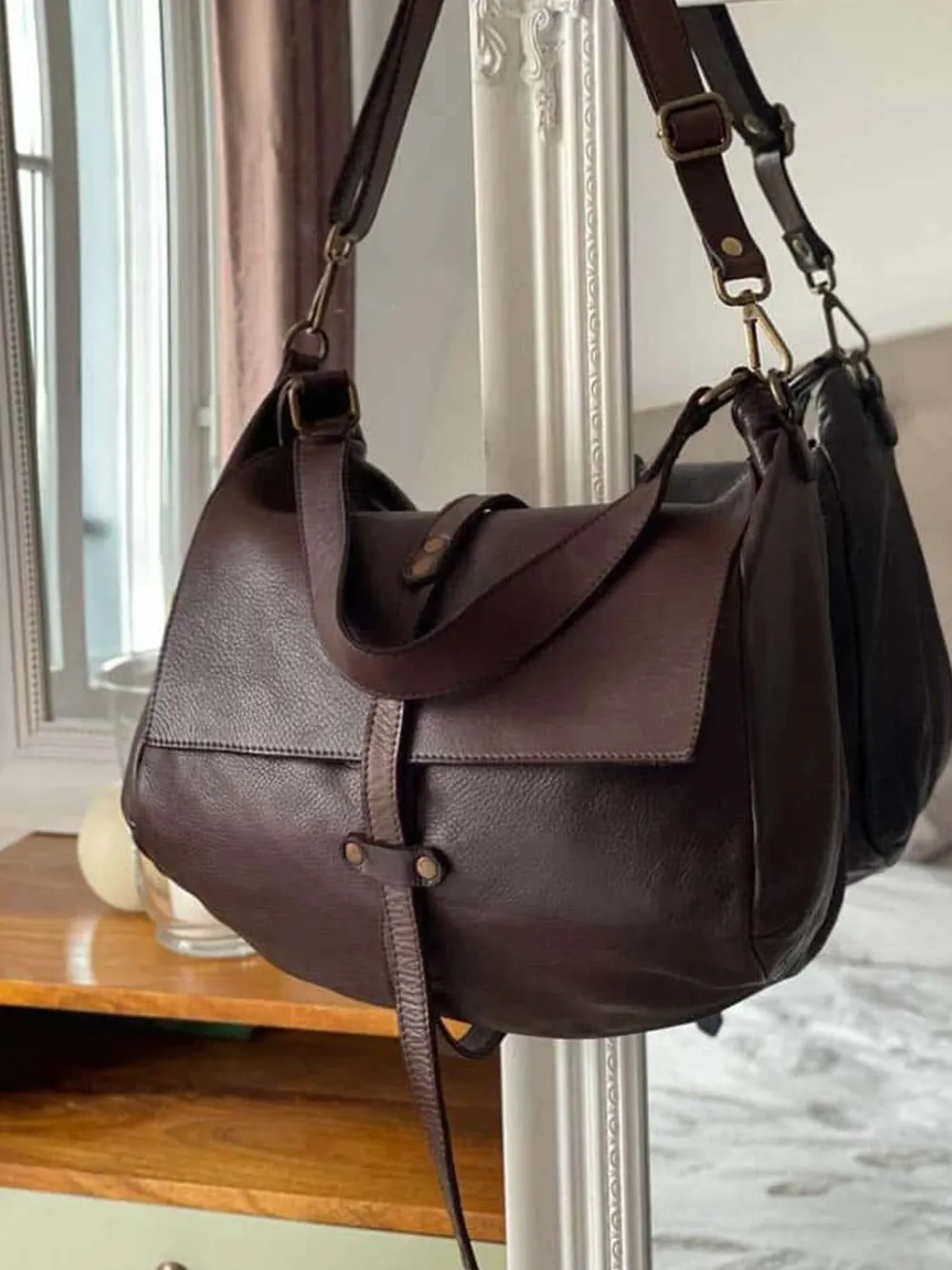 Online Sac Marron Cafe Ninon Femmes Sac Format A4 Et +