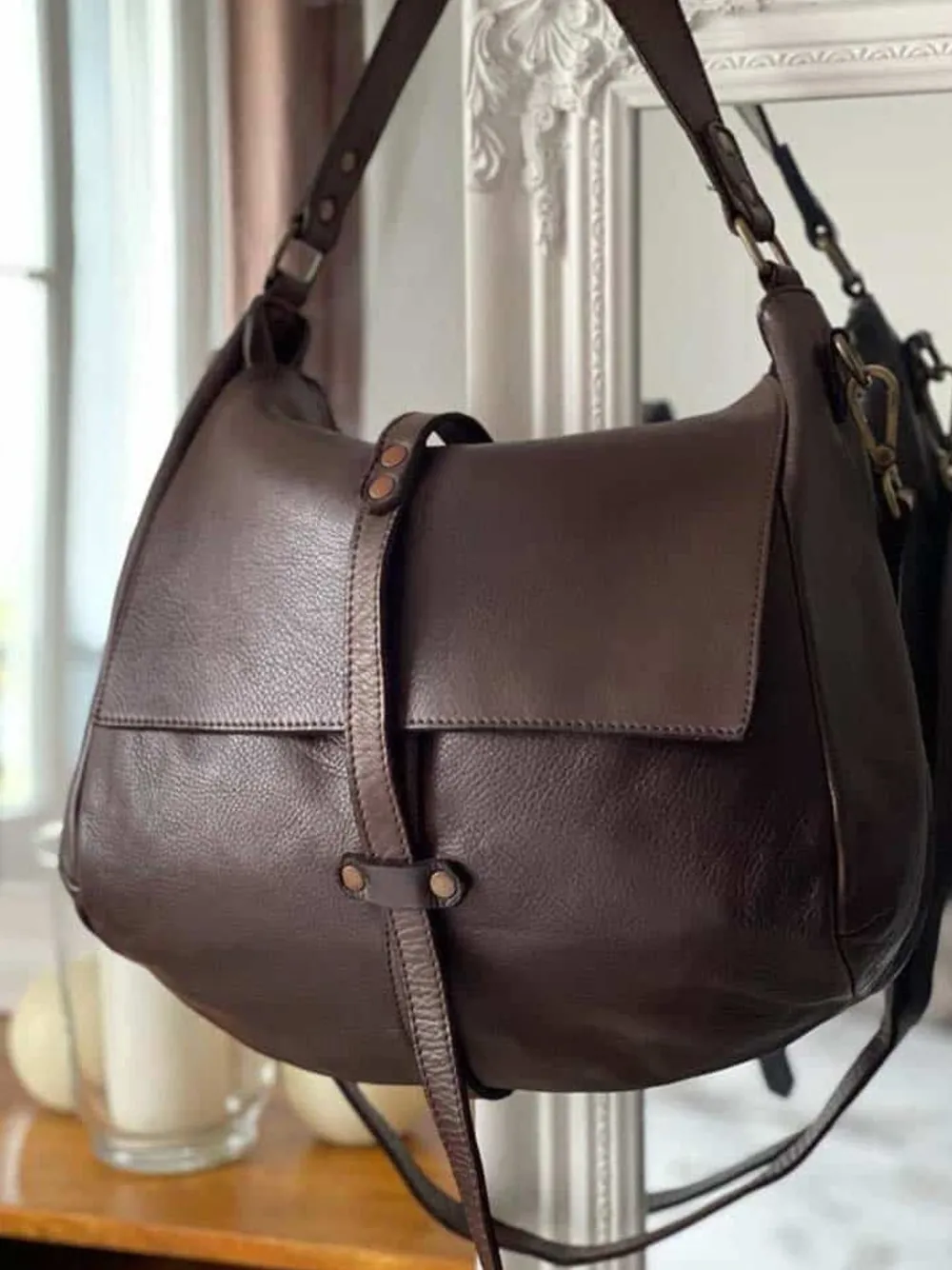 Online Sac Marron Cafe Ninon Femmes Sac Format A4 Et +