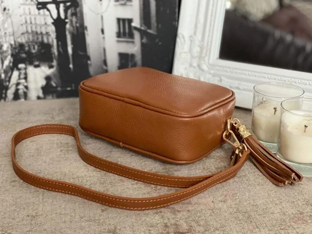 Sale Sac Marron Camel Aly Femmes Sac À Main Camera
