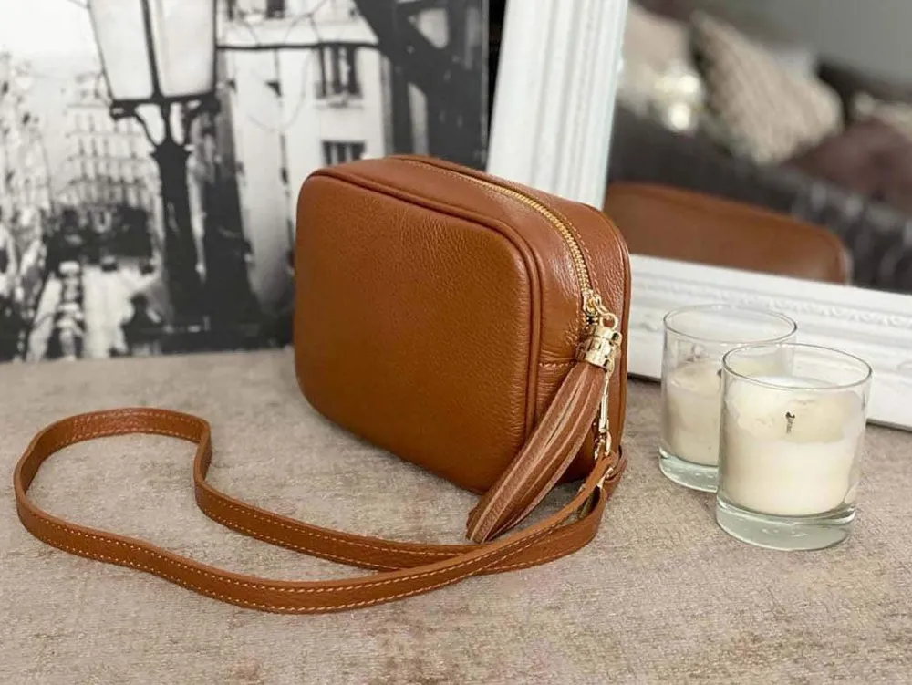 Sale Sac Marron Camel Aly Femmes Sac À Main Camera