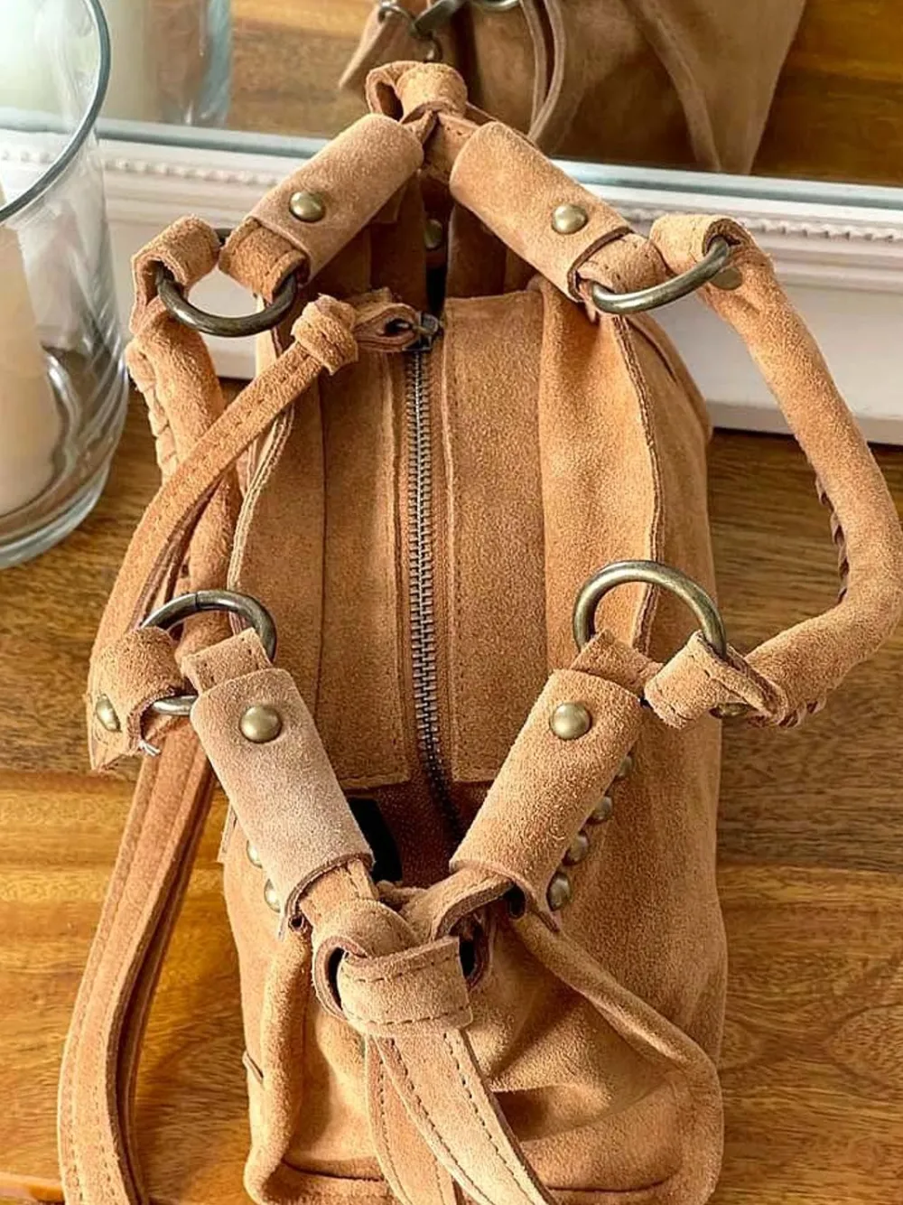 Sale Sac Marron Camel Bradie Femmes Sac Porte Epaule Avec Sangle