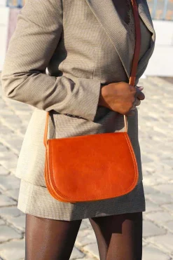 Online Sac Marron Camel Marlow Femmes Sac Porte Epaule Avec Sangle