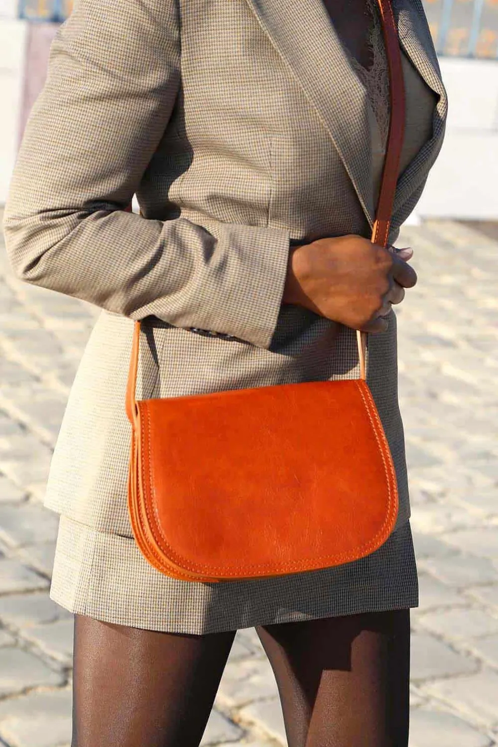 Online Sac Marron Camel Marlow Femmes Sac Porte Epaule Avec Sangle
