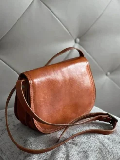 Online Sac Marron Camel Marlow Femmes Sac Porte Epaule Avec Sangle