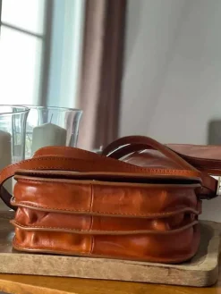 Online Sac Marron Camel Marlow Femmes Sac Porte Epaule Avec Sangle