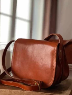 Online Sac Marron Camel Marlow Femmes Sac Porte Epaule Avec Sangle
