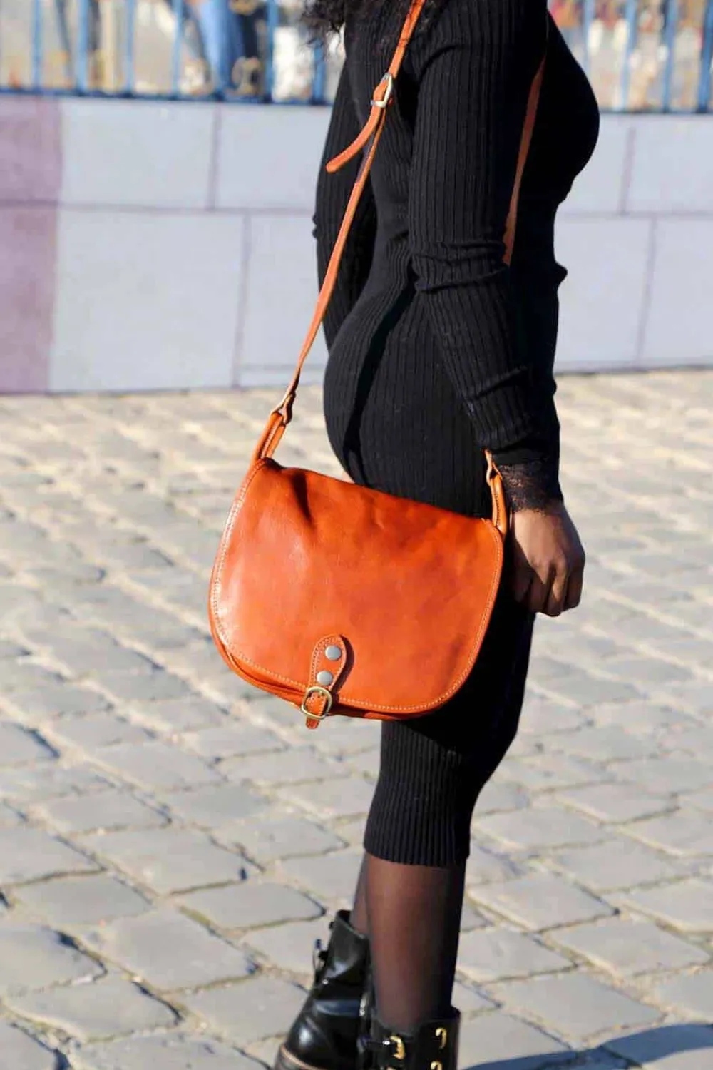 Best Sac Marron Camel Stefania Femmes Sac Porte Epaule Avec Sangle