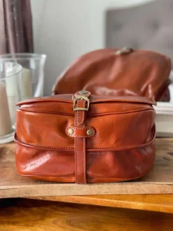 Best Sac Marron Camel Stefania Femmes Sac Porte Epaule Avec Sangle