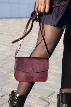 Outlet Sac Marron Chocolat Filie Femmes Sac Porte Epaule Avec Sangle