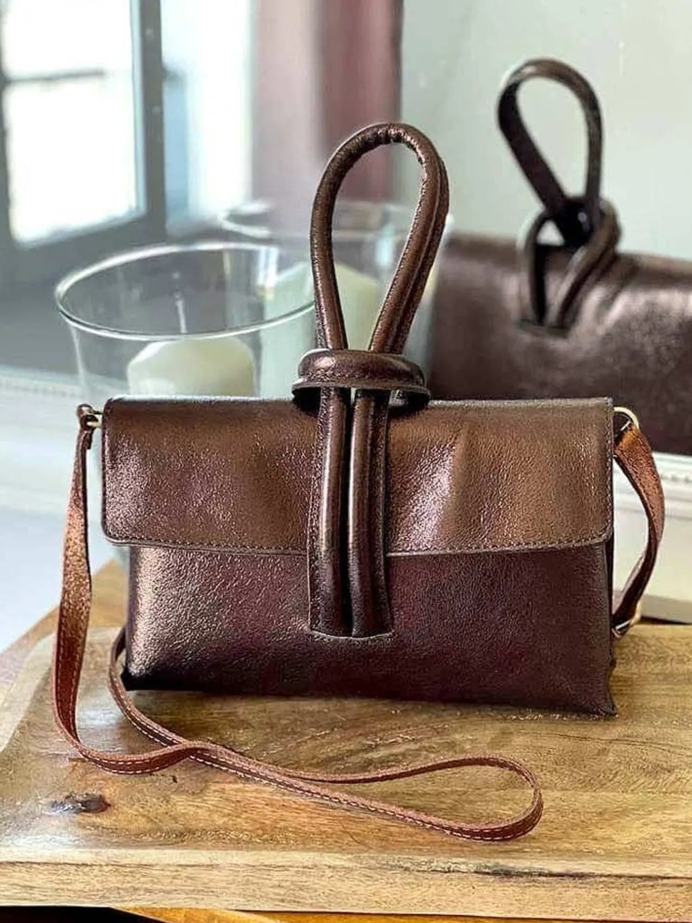 Clearance Sac Marron Chocolat Tammy Femmes Petit Sac