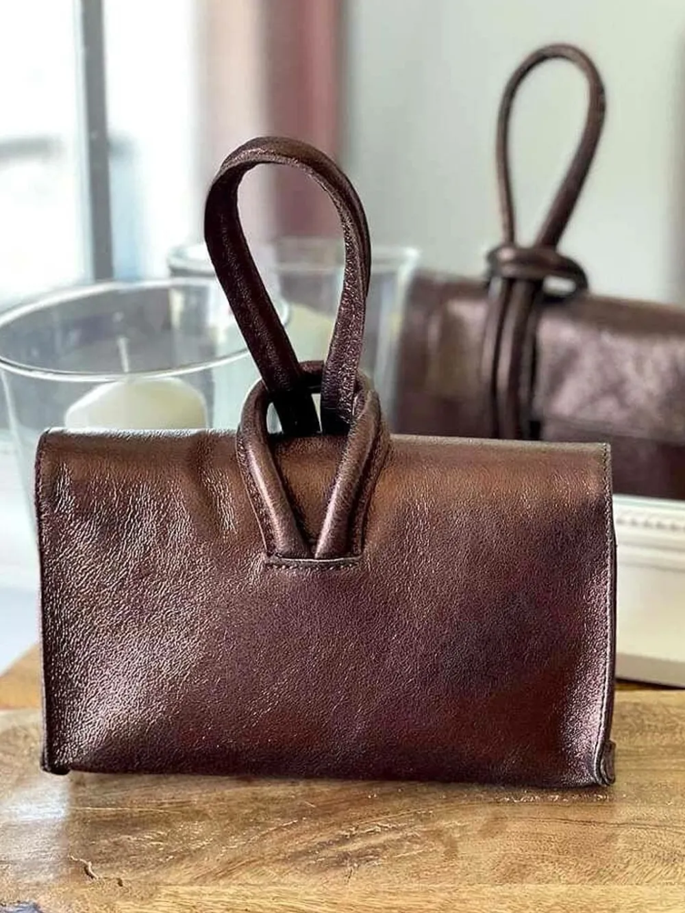 Clearance Sac Marron Chocolat Tammy Femmes Petit Sac