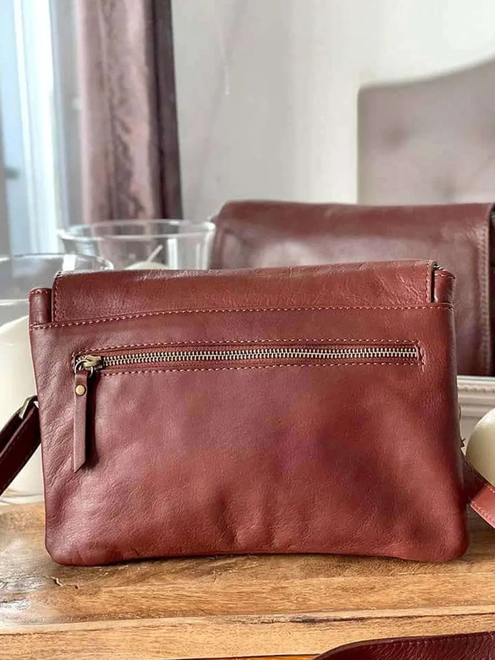 Online Sac Marron Linette Femmes Sac Porte Epaule Avec Sangle