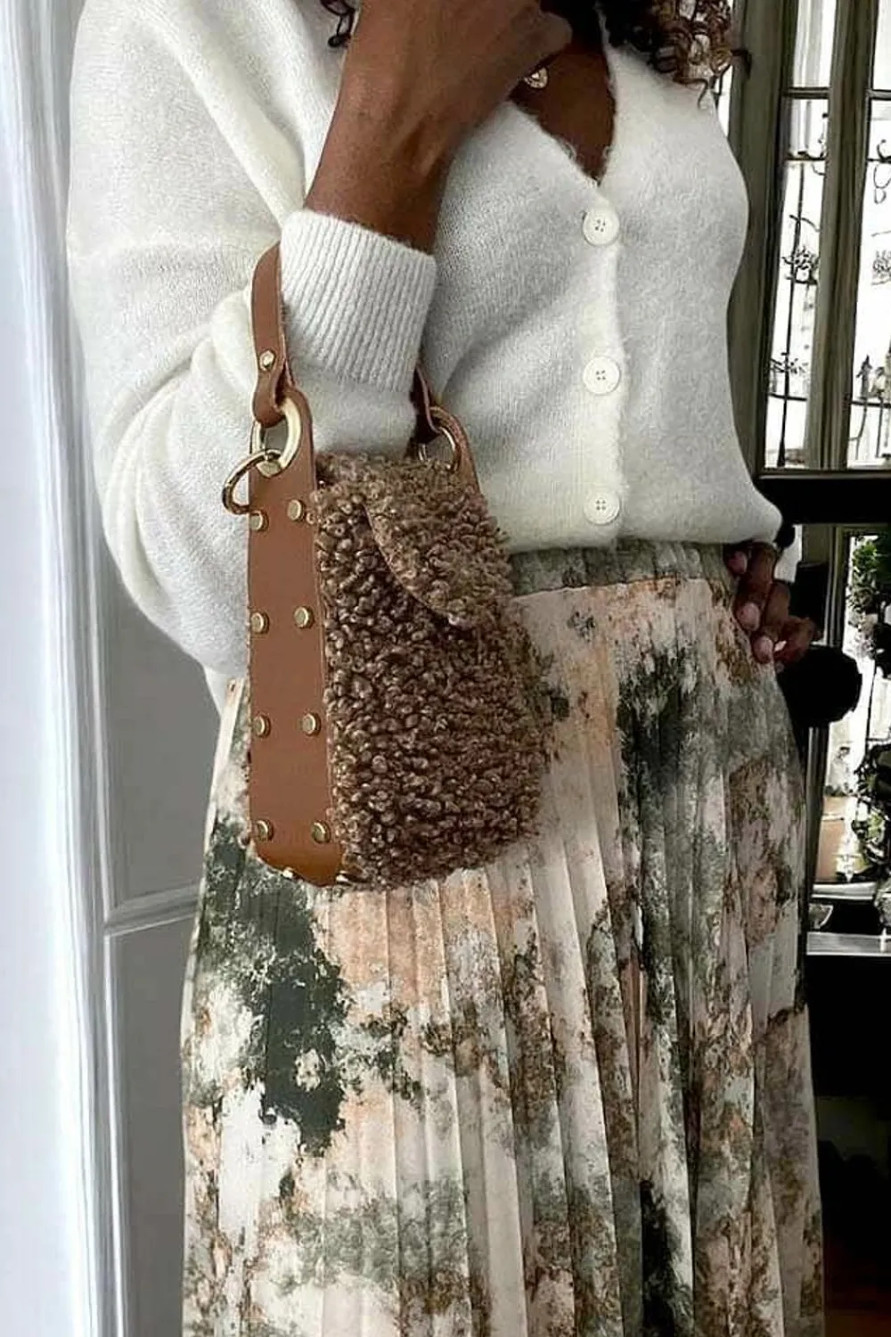 Discount Sac Marron Taupe Shannon Femmes Sac Porte Epaule Avec Sangle