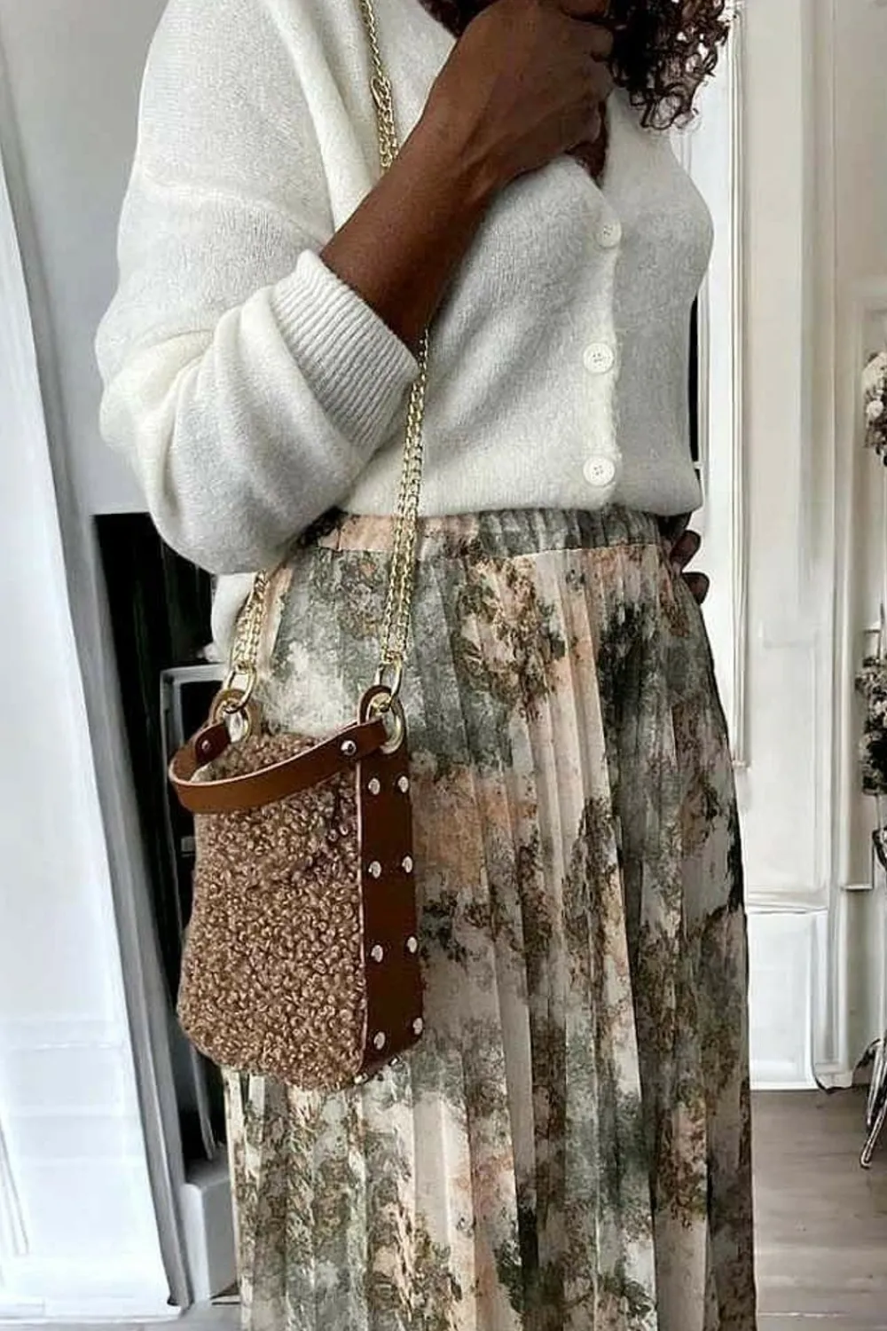 Discount Sac Marron Taupe Shannon Femmes Sac Porte Epaule Avec Sangle