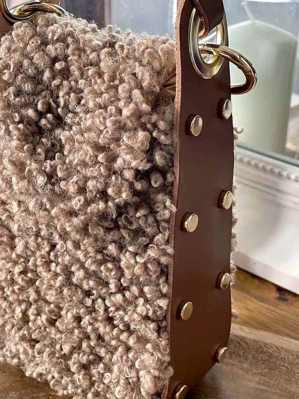 Discount Sac Marron Taupe Shannon Femmes Sac Porte Epaule Avec Sangle