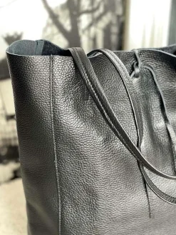 New Sac Noir Agata Femmes Sac Format A4 Et +