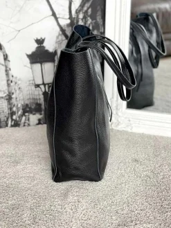 New Sac Noir Agata Femmes Sac Format A4 Et +