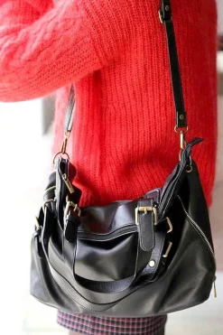 Sale Sac Noir Cyrielle Femmes Sac Format A4 Et +