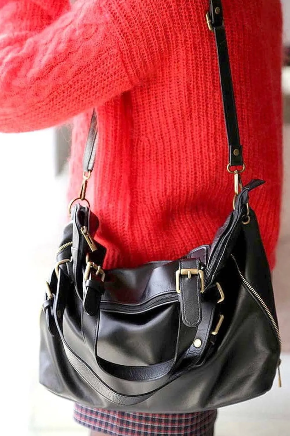 Sale Sac Noir Cyrielle Femmes Sac Format A4 Et +
