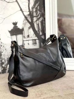 Sac Noir Davia Femmes Sac Porte Epaule Avec Sangle