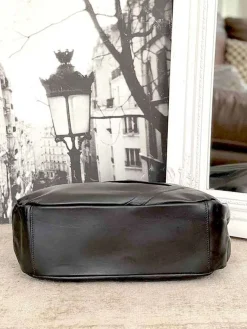 Sac Noir Davia Femmes Sac Porte Epaule Avec Sangle