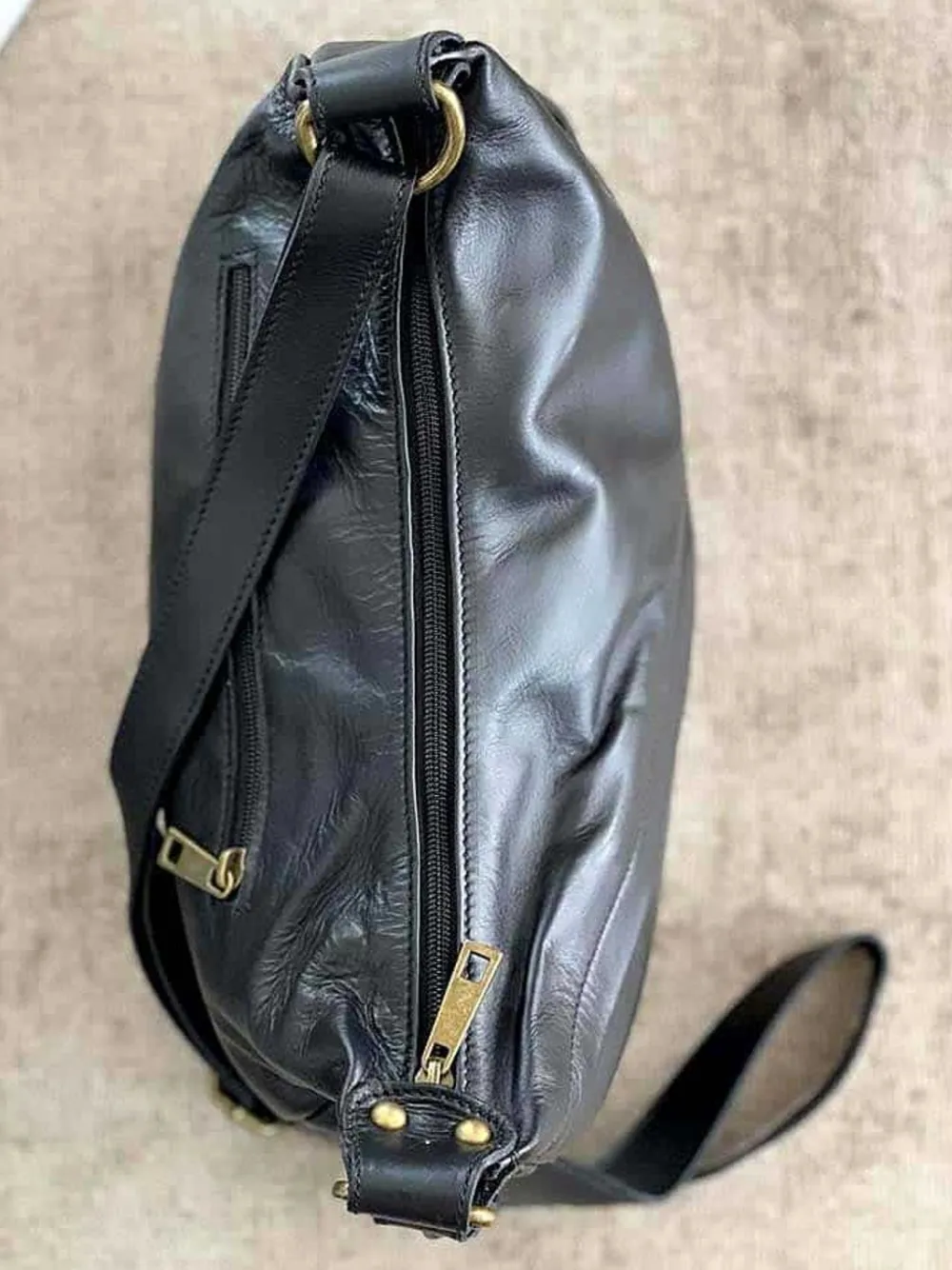 Sac Noir Davia Femmes Sac Porte Epaule Avec Sangle